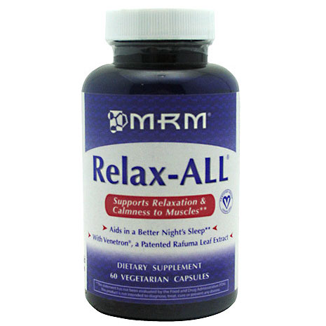 Relax-ALL, Aids in a Better Nights Sleep, 60 Vegetarian Capsules, MRM