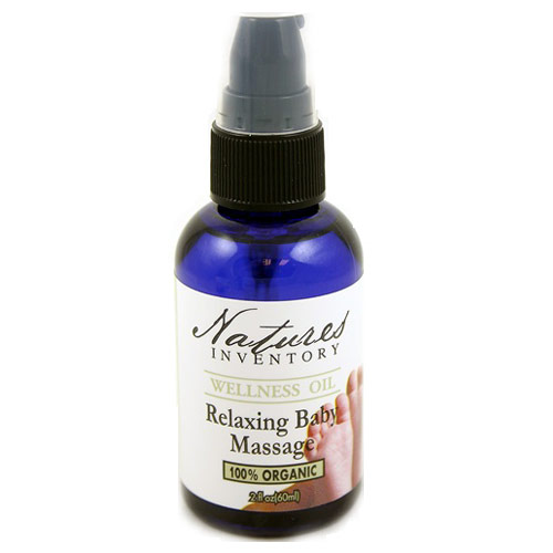 Relaxing Baby Massage Wellness Oil, 2 oz, Natures Inventory