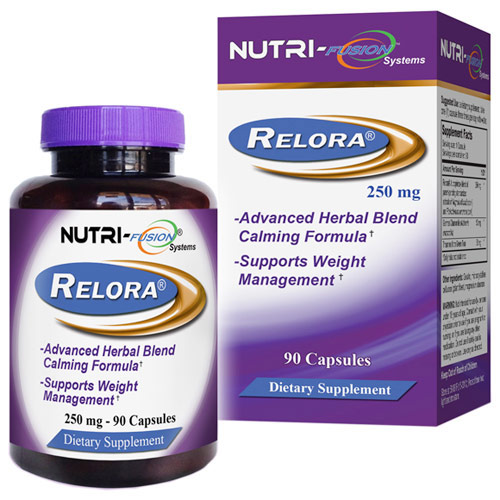 Relora 250 mg, Herbal Weight Loss Supplement, 90 Capsules, Nutri-Fusion Systems