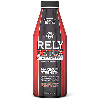 Rely Detox Cleansing Liquid, Tropical Fruit Punch Flavor, 16 oz, Total Eclipse