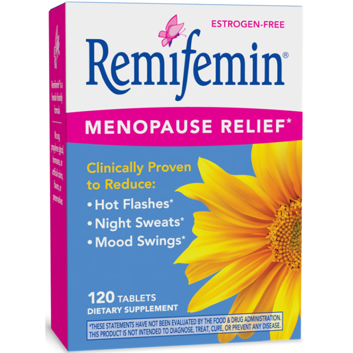 Remifemin, Menopause Relief, Value Size, 120 Tablets, Enzymatic Therapy