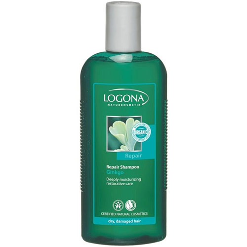 Logona Naturkosmetik Repair Shampoo, Ginkgo, 8.5 oz, Logona Naturkosmetik