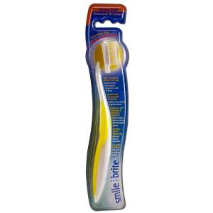 Replaceable Head Natural Toothbrush, Double Tip Extra Soft, Smile Brite
