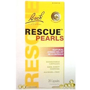 Rescue Pearls, Natural Stress Relief, 28 Capsules, Bach Flower Essences