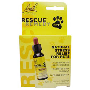 Bach Flower Essences Rescue Remedy Pet, Stress Relief for Pets, 10 ml, Bach Flower Essences