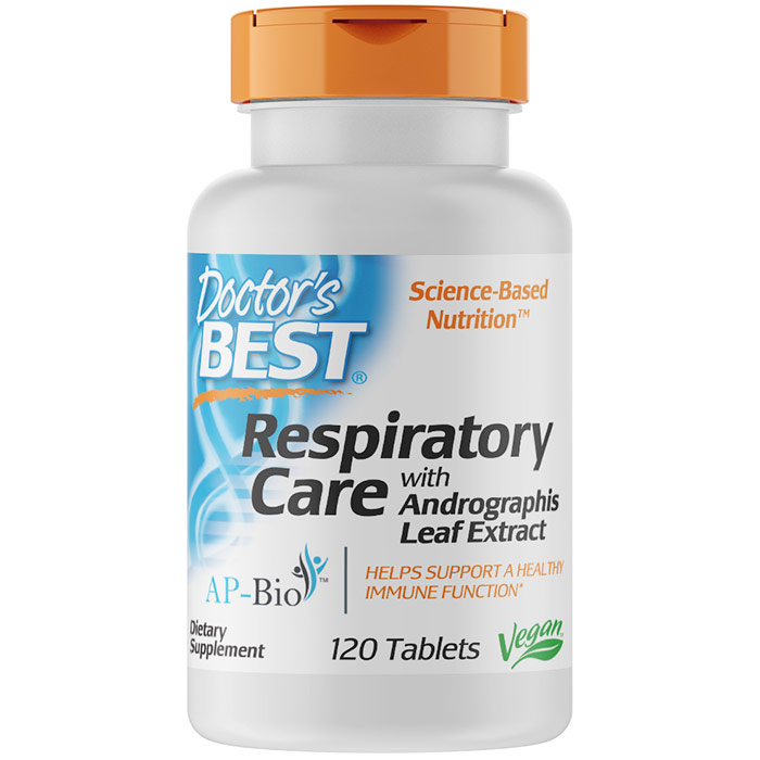 Respiratory Care with Andrographis Leaf Extract, 120 Tablets, Doctors Best