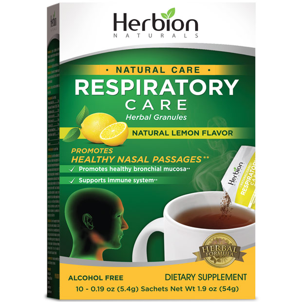 Respiratory Care Granule - Lemon Flavor, 10 Packets, Herbion