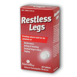 Restless Legs, 60 Chewable Tablets, NatraBio