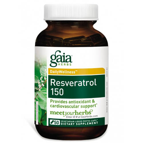Resveratrol 150, 50 Liquid Phyto-Caps, Gaia Herbs