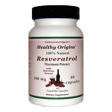 Resveratrol 300 mg, 60 Vegicaps, Healthy Origins
