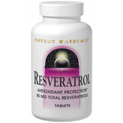 Source Naturals Resveratrol 40mg Caps, 120 Capsules, Source Naturals