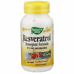 Resveratrol Antioxidant Formula 60 vegicaps from Natures Way