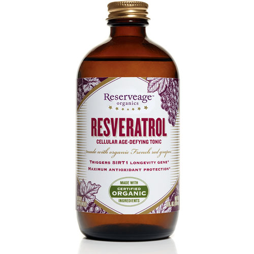 ReserveAge Organics Resveratrol Cellular Age-Defying Tonic Liquid, 5 oz, ReserveAge Organics