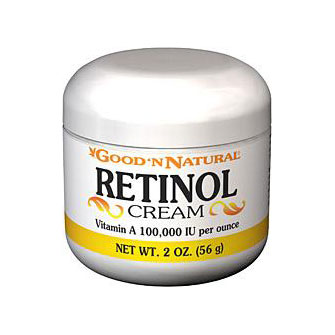 Good 'N Natural Retinol Cream (Vitamin A 200,000 IU per Jar), 2 oz, Good 'N Natural