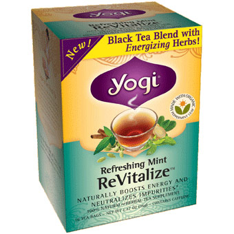 ReVitalize Tea, Refreshing Mint, 16 Tea Bags, Yogi Tea