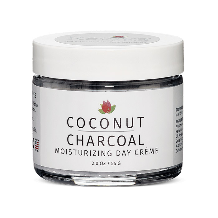 Reviva Labs Coconut Charcoal Moisturizing Day Cream, 2 oz