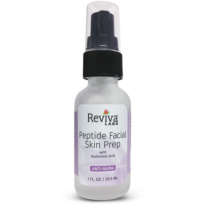 Reviva Labs Peptide Facial Skin Prep, Anti-Aging Serum, 1 oz