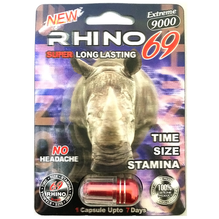 Rhino 69 (Extreme 9000), Male Sexual Performance Enhancement, 1 Capsule