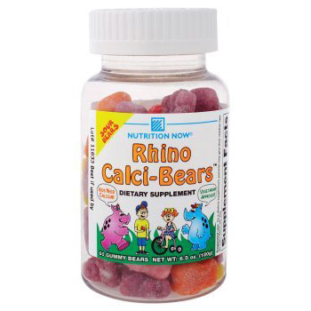 Nutrition Now Rhino Calci-Bears (Calcium Bears) 60 gummies from Nutrition Now