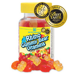 Rhino Gummy Bear Vitamins 60 chews from Nutrition Now