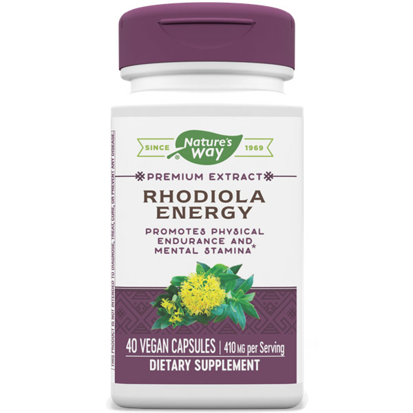 Rhodiola Energy, 40 Veg Capsules, Enzymatic Therapy
