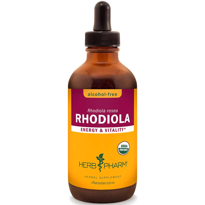 Rhodiola Glycerite Liquid, 4 oz, Herb Pharm