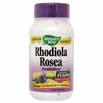 Rhodiola Rosea Extract Standardized 60 vegicaps from Natures Way