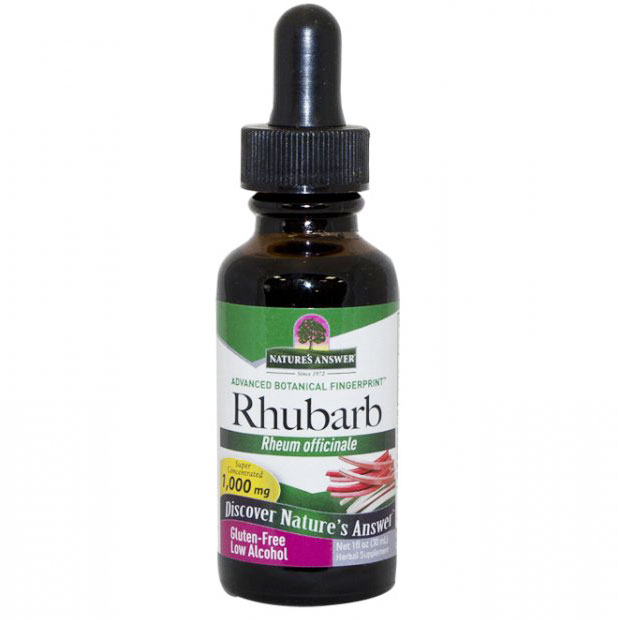 Rhubarb Root Extract Liquid 1 oz from Natures Answer