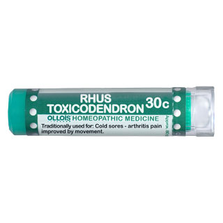 Rhus Toxicodendron 30c, 80 Pellets, Ollois Homeopathic
