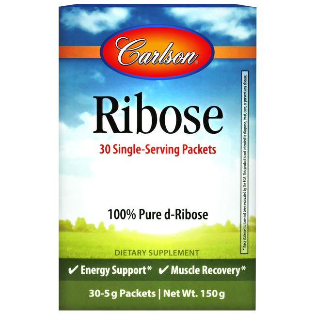 Carlson Laboratories Ribose Packet, 30 Packettes/Box, Carlson Labs