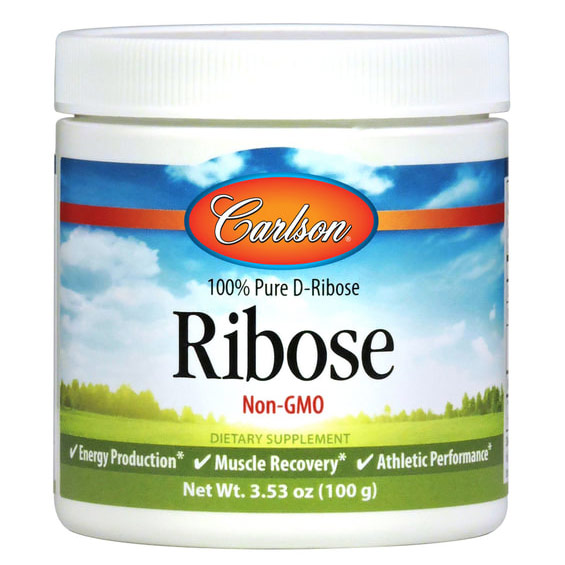 Ribose Powder, 3.5 oz (100 g), Carlson Labs