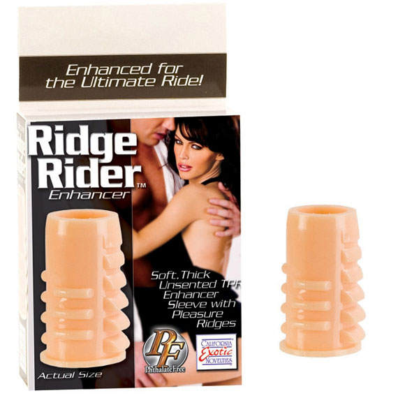 Ridge Rider Enhancer, Soft Penis Ring, California Exotic Novelties