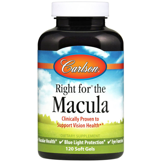 Right for The Macula, 120 Softgels, Carlson Labs