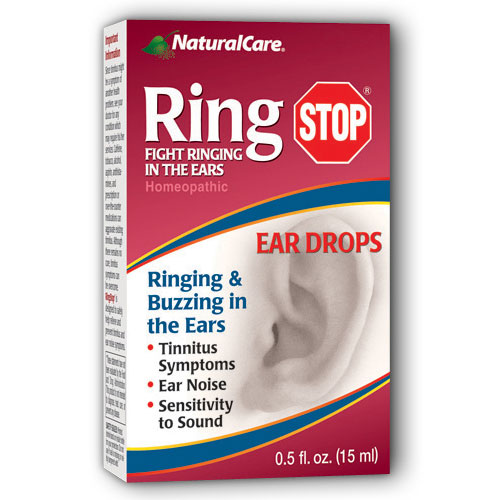RingStop Ear Drops, 0.5 oz, NaturalCare