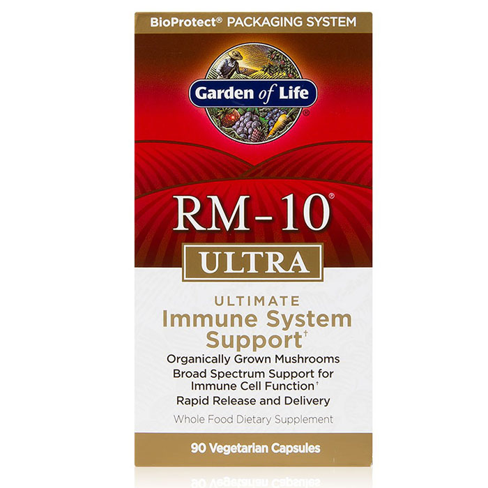 RM-10 Ultra, Ultimate Immune Health Formula, 90 Veggie Caps, Garden of Life