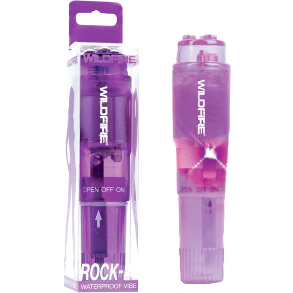 Topco Wildfire Rock-In Waterproof Massager, Purple, Topco Wildfire