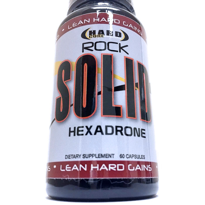 Rock Solid, Hexadrone, 60 Capsules, Hardcore Anabolics