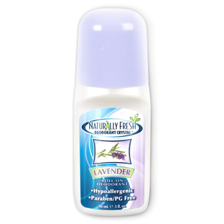 Naturally Fresh Deodorant Crystal Roll-On Deodorant, Lavender, 3 oz, Naturally Fresh Deodorant Crystal