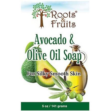 Roots & Fruits Bar Soap - Avocado & Olive Oil, 5 oz