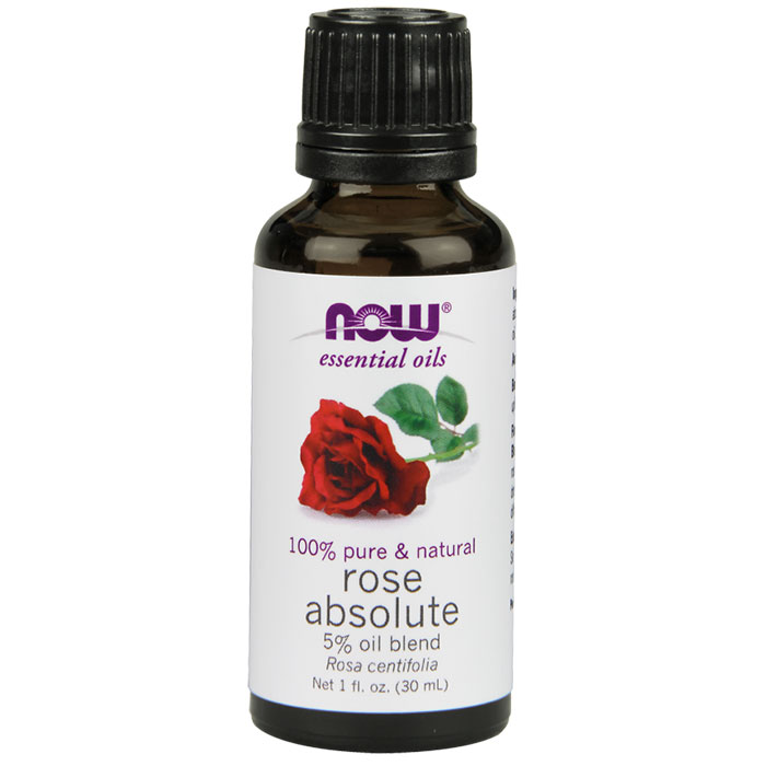 Rose Absolute Oil Blend, Natural Essential Oil, 1 oz, NOW Foods