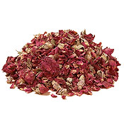 Vadik Herbs (Bazaar of India) Rose Buds & Petals, Ethically Wildcrafted, (Rosa centifolia), 8 oz, Vadik Herbs (Bazaar of India)