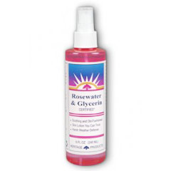 Rosewater & Glycerin with Atomizer, 8 oz, Heritage Products