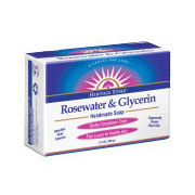 Rosewater & Glycerin Bar Soap, 3.5 oz, Heritage Products