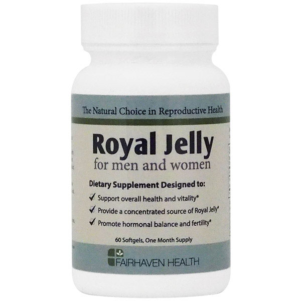 Royal Jelly for Men & Women, 60 Softgels, Fairhaven Health