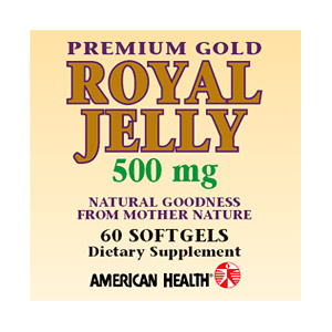 Royal Jelly 500mg 60 softgels from American Health