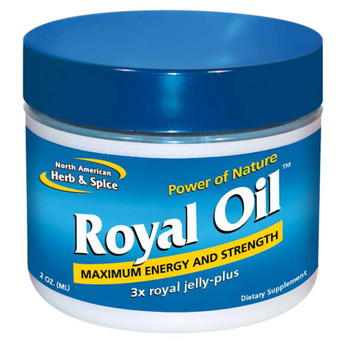 Royal Oil, Royal Jelly Plus Pumpkinseed Oil, 2 oz, North American Herb & Spice