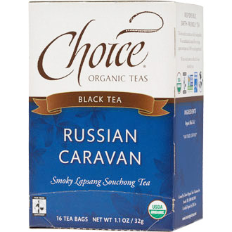 Russian Caravan Black Tea, 16 Tea Bags, Choice Organic Teas