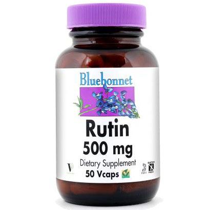 Rutin 500 mg, 50 Vcaps, Bluebonnet Nutrition