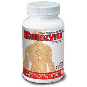 Rutozym, Systemic Enzyme with Nattokinase, 240 tabs, Naturally Vitamins