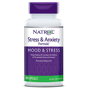 Natrol SAF Stress and Anxiety Formula, 90 Capsules, Natrol